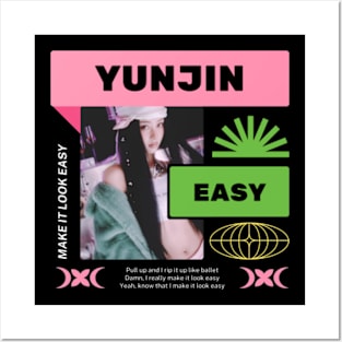 YUNJIN Easy Le Sserafim Posters and Art